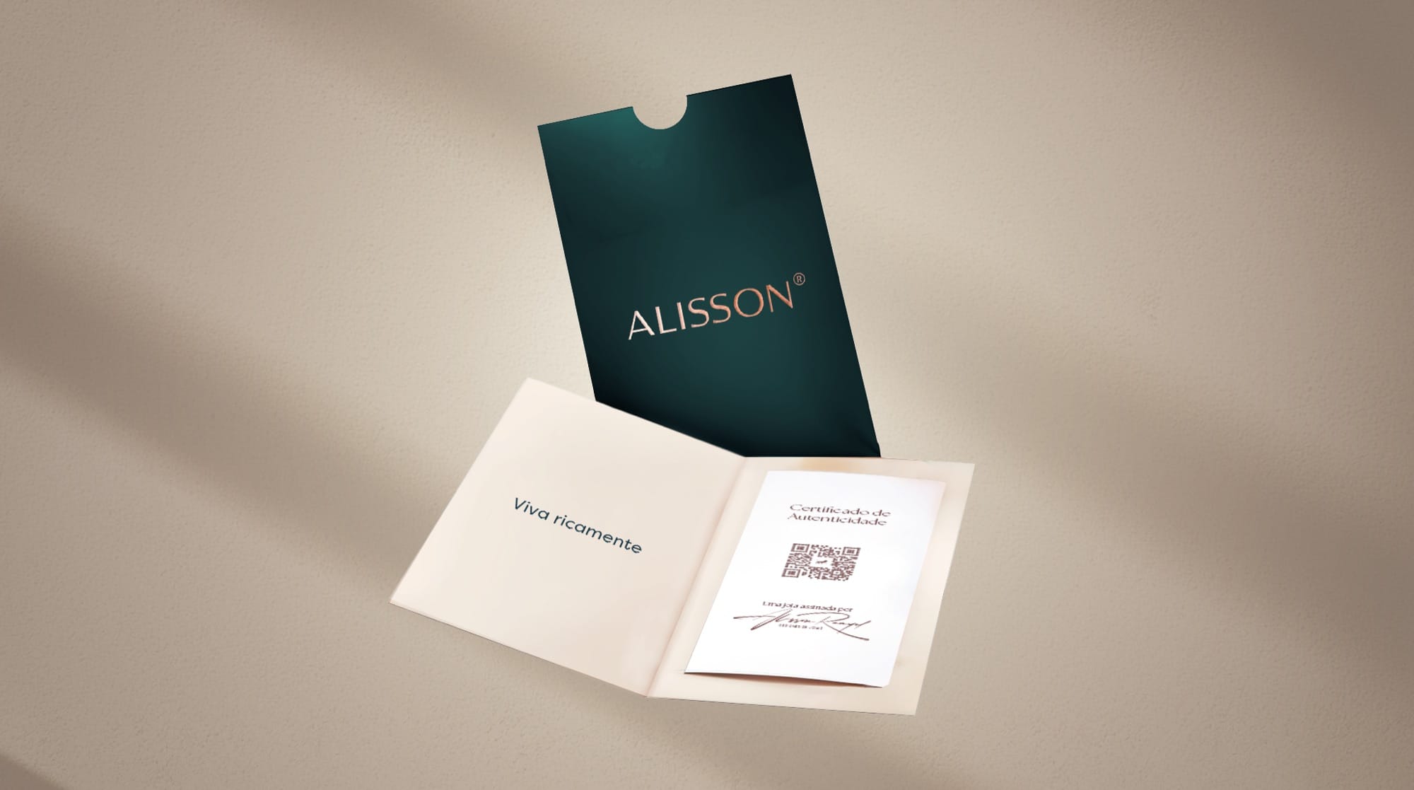 Certificado da identidade visual Alisson.
